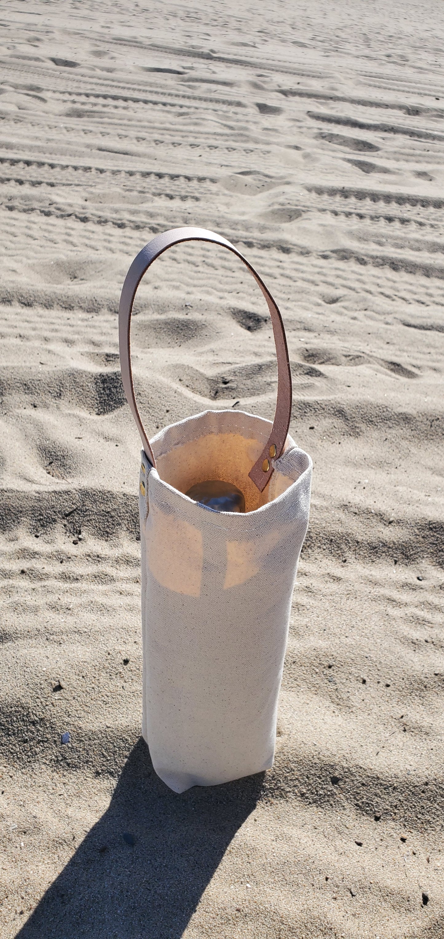 Canvas Bottle Bag