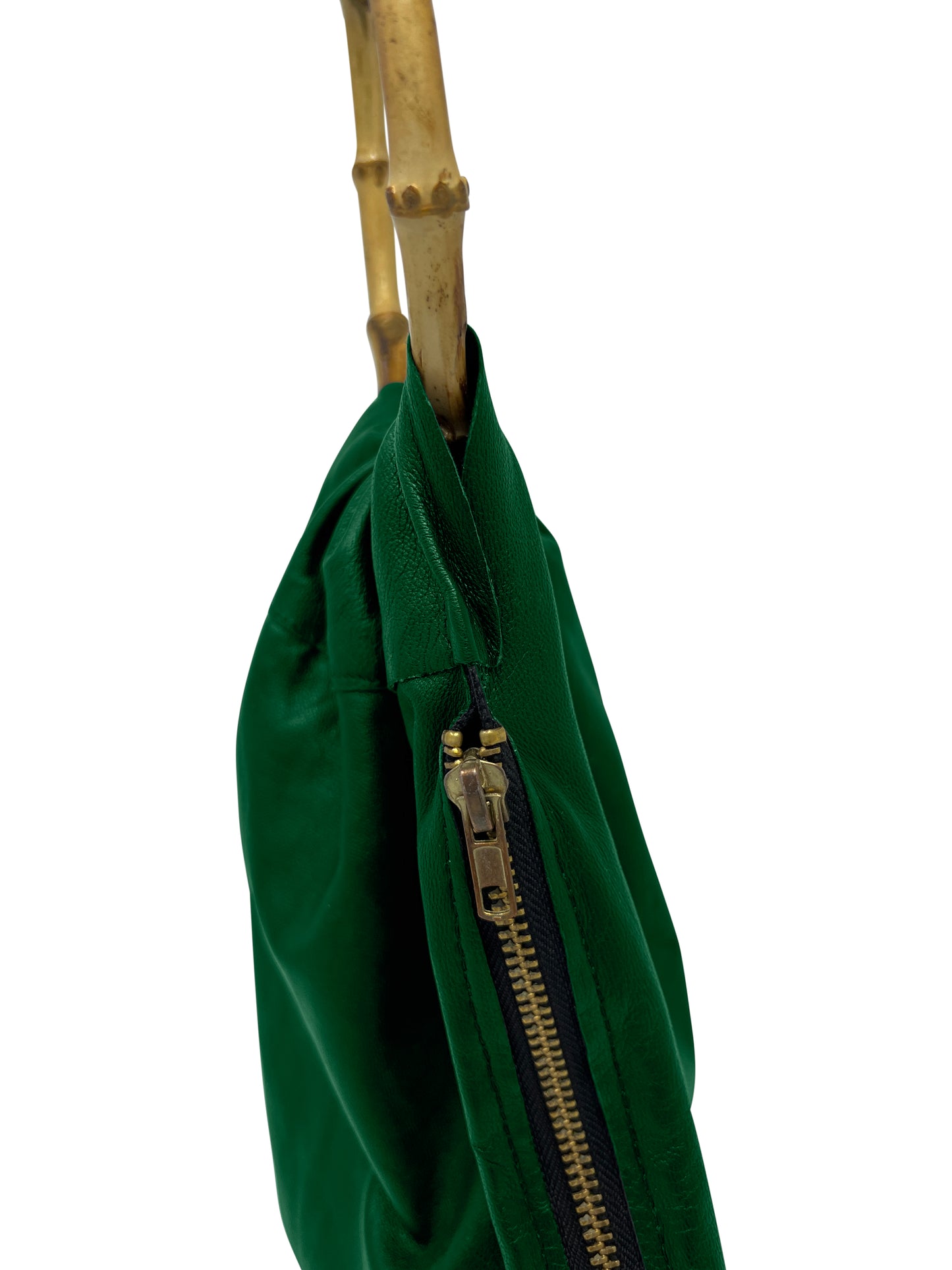 Side view of bags zipper