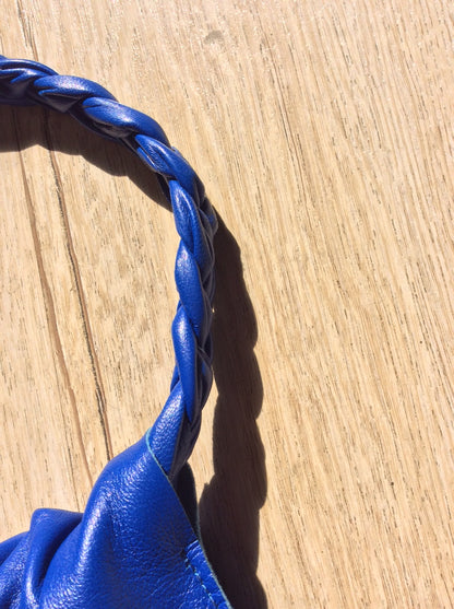 Royal blue braided handle style