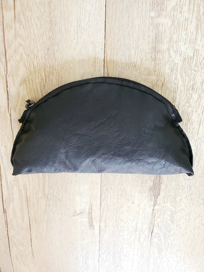 Black leather essentials bag